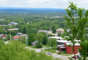 Scenic view representing the economic impact of the Seneca Nation in Western New York