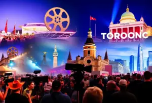 A collage representing major film festivals