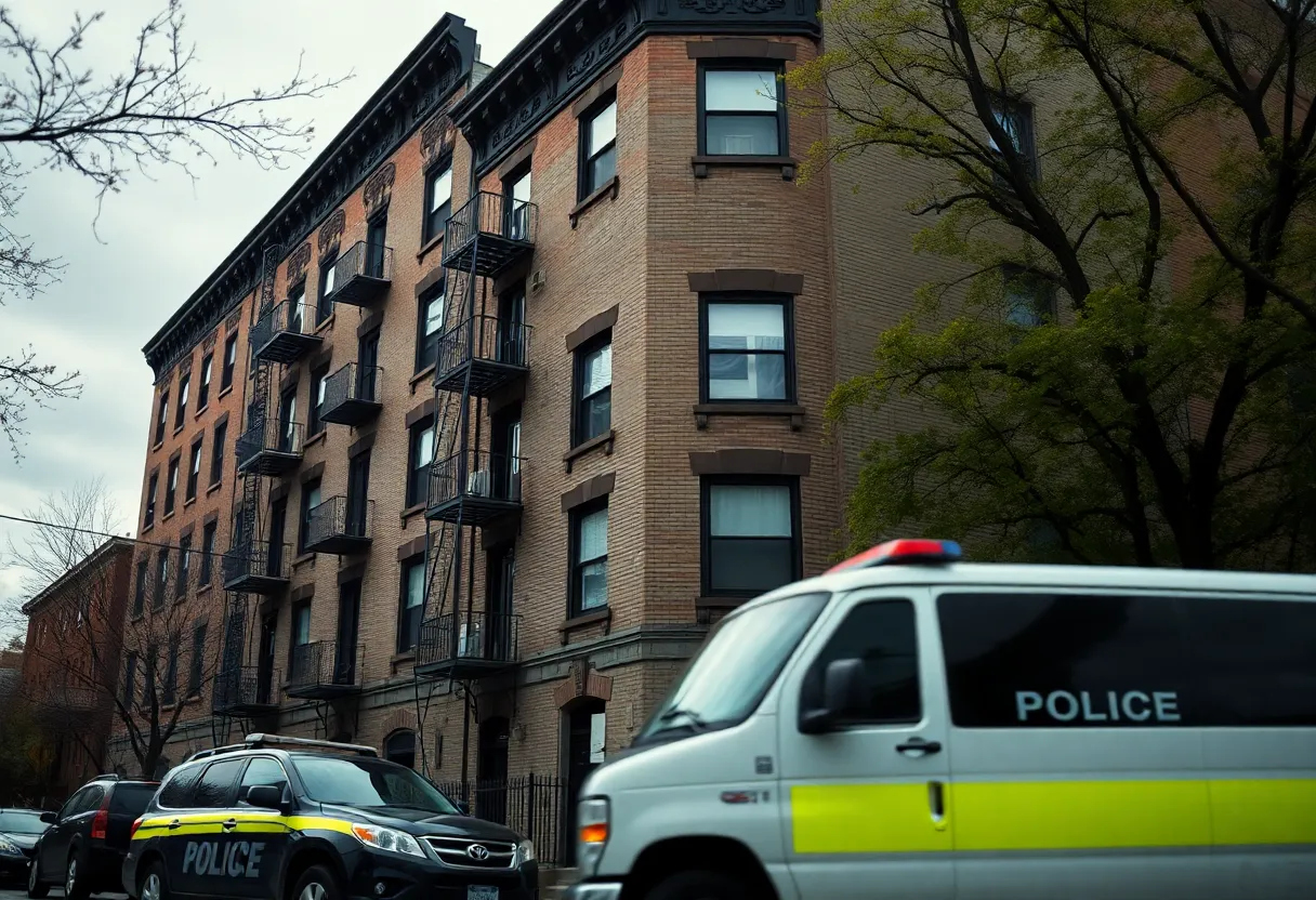 Apartment building in Brooklyn where the incident occurred