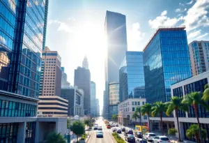 Illustration of the migration of businesses from NYC to Florida highlighting new opportunities.