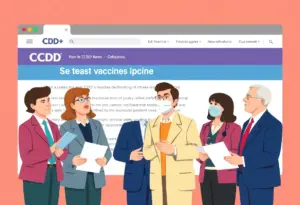 Public health experts discussing vaccine safety issues