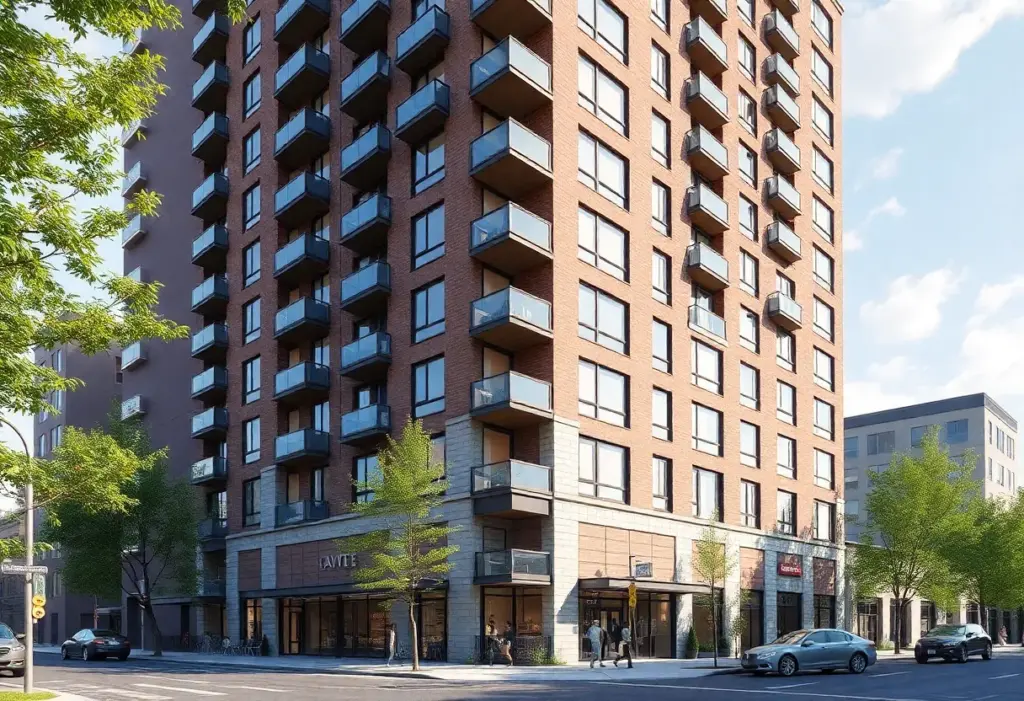 Visualization of East Harlem's new 21-story residential tower