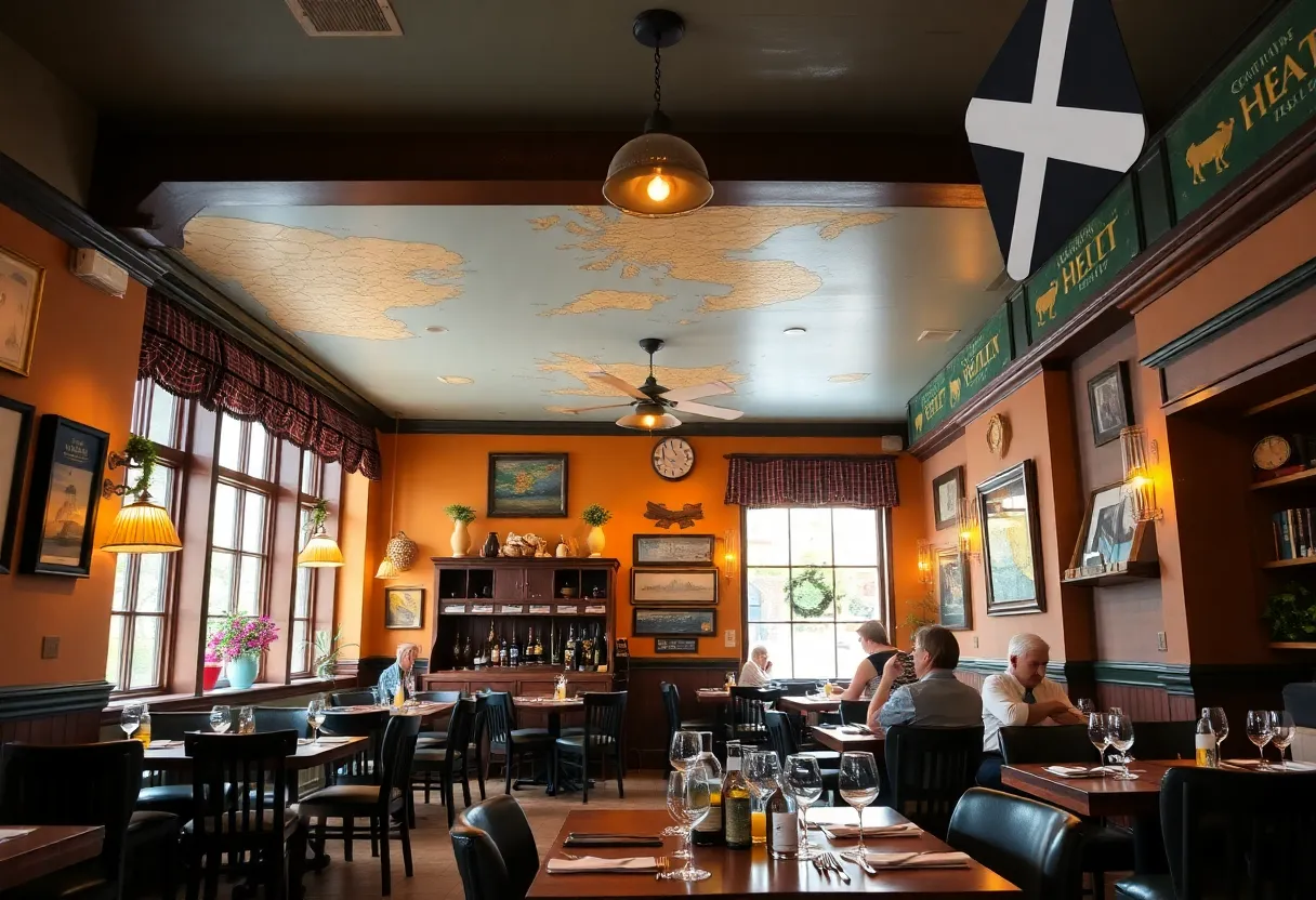 Interior view of Eddie's Bistro and Bar showcasing decor and ambiance