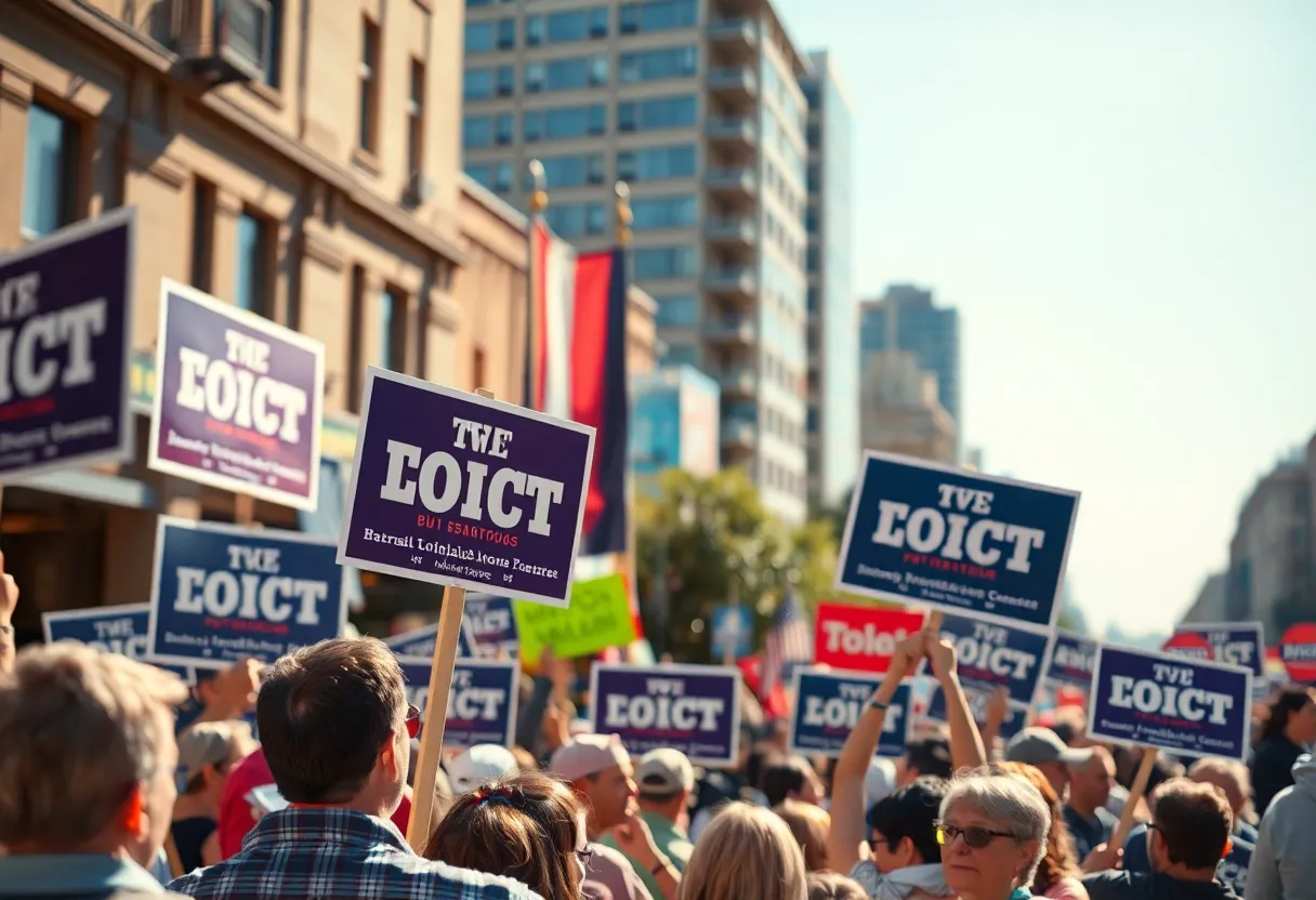 Supporters gathered for Elise Stefanik's campaign launch for Governor of New York