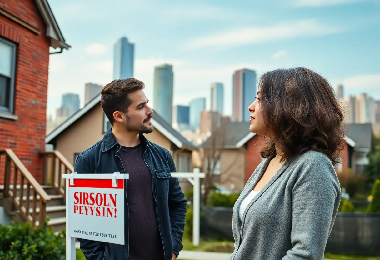 First-time home buyer assessing a property in New York, NY