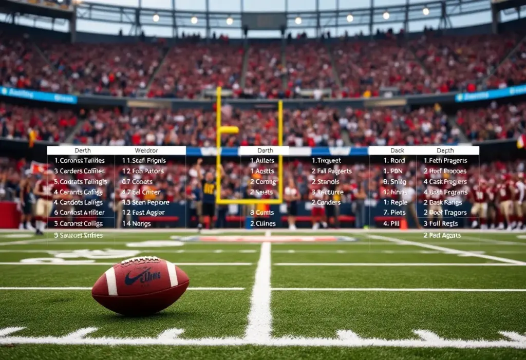 Depth chart for the New York Giants ahead of Week 12 matchup