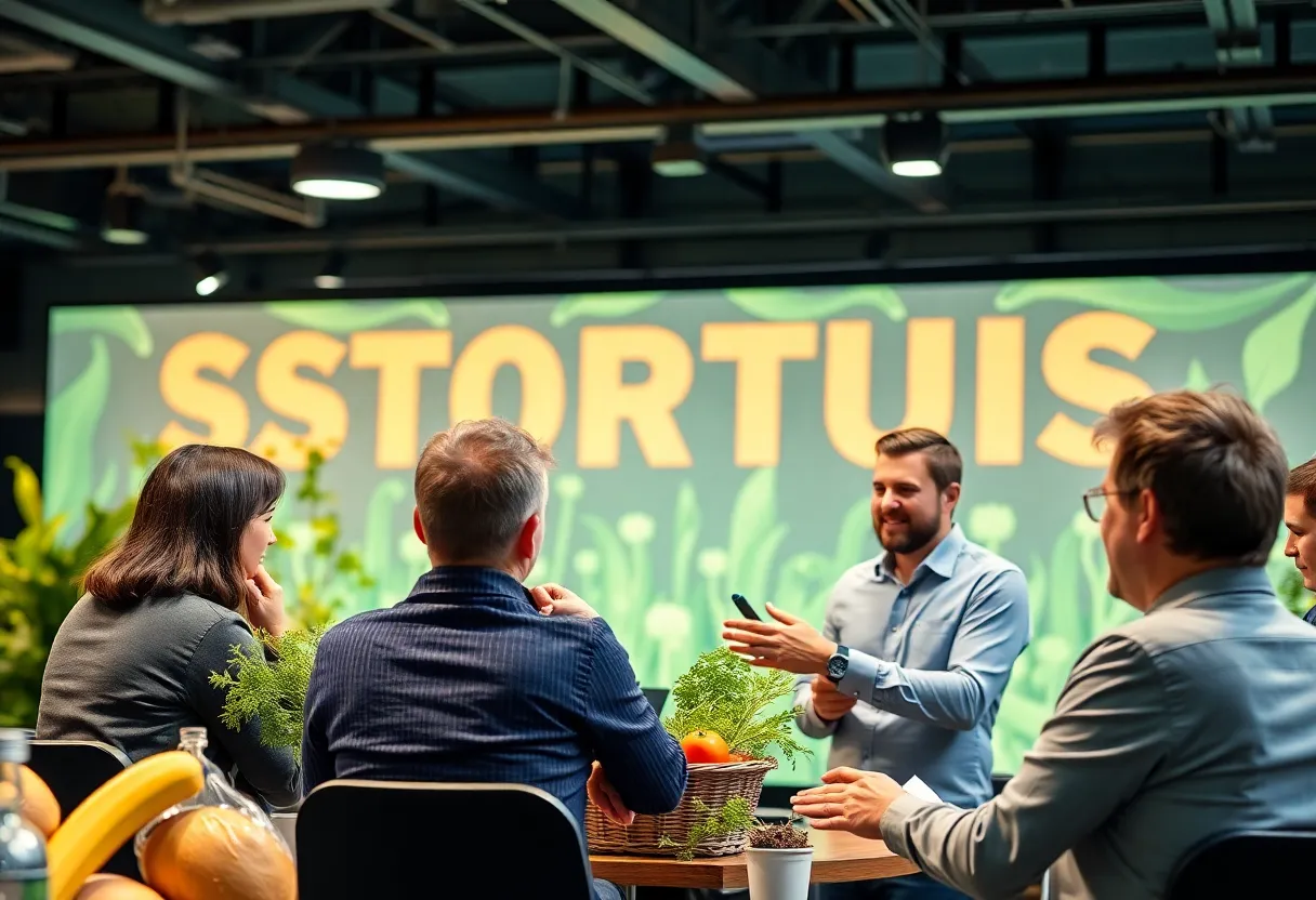 Image showcasing winners of the Grow-NY competition and their innovative agricultural solutions.