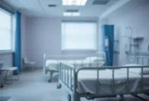 Hospital room highlighting safety concerns