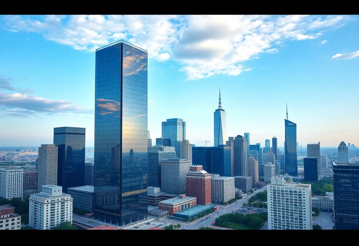 Architectural concept of JPMorgan's new headquarters in London