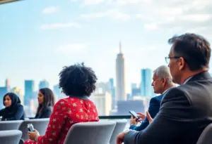 Leaders discussing financial innovation at Lifeplus NY 2025 conference