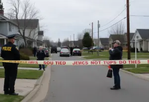 Scene of a tragic shooting incident in Long Island