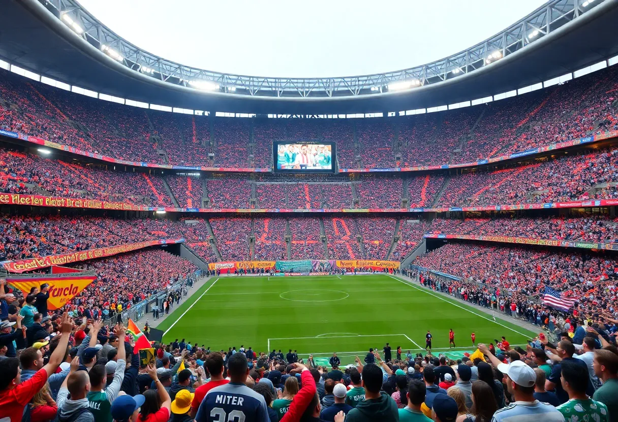 Crowd at MetLife Stadium during FIFA World Cup Final