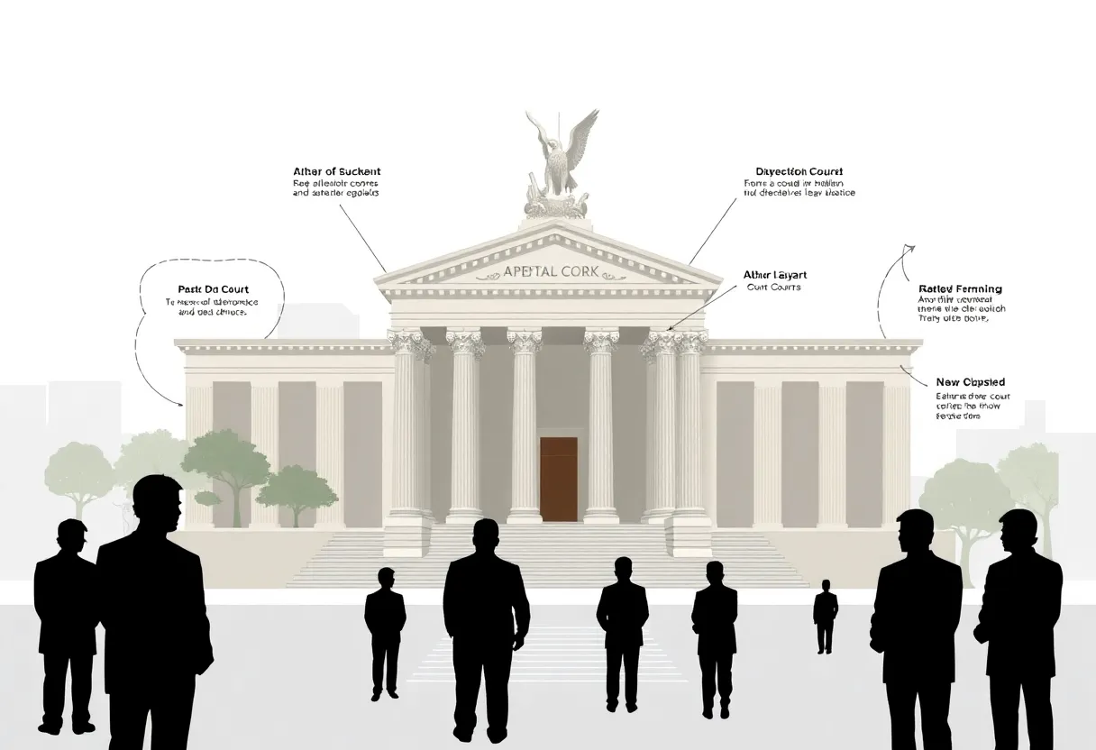 Illustration of New York's appellate court structure