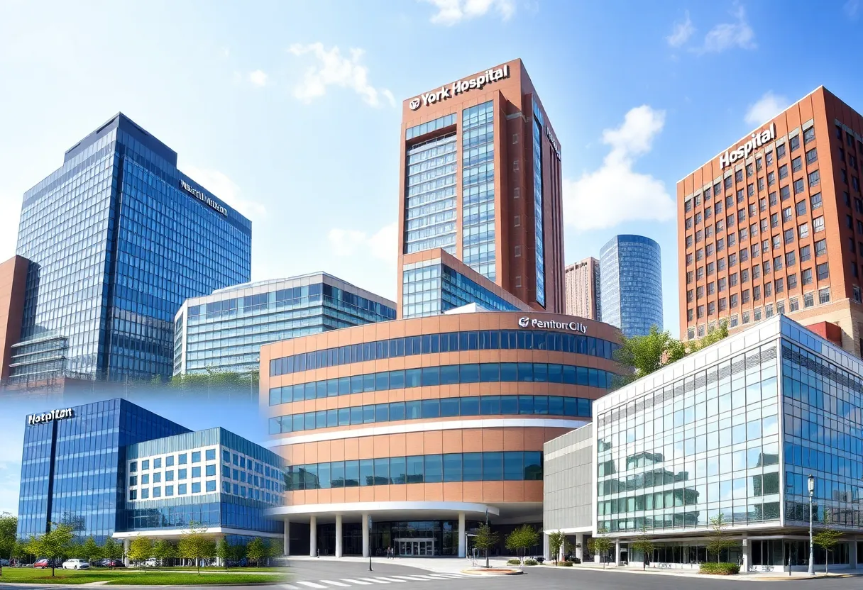 A collection of New York City hospitals with focus on patient care and modern facilities.