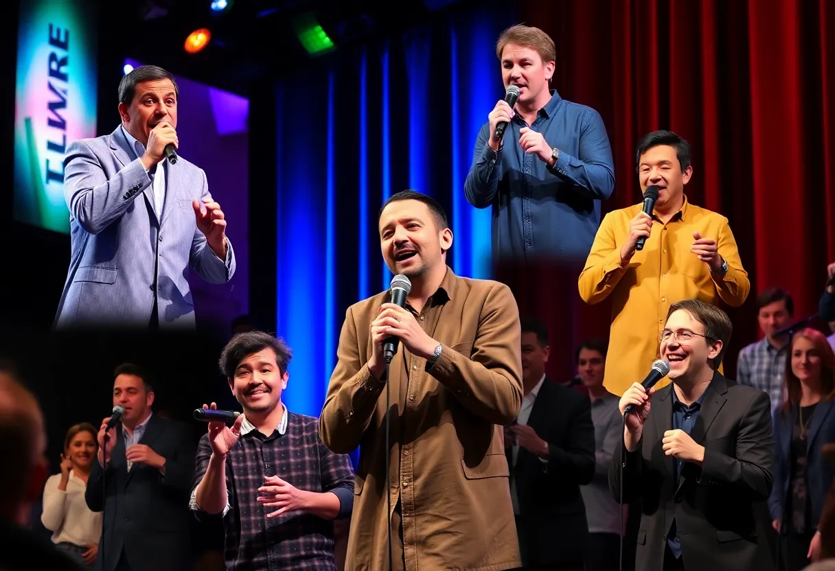 Comedians performing at the New York Comedy Festival