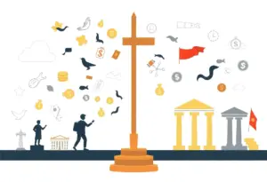 Conceptual image representing investment and corporate governance issues.