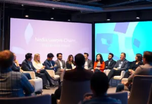 Panel discussion on digital engagement strategies at NewsTECHForum