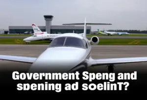 Private plane of New York Power Authority at Westchester County Airport