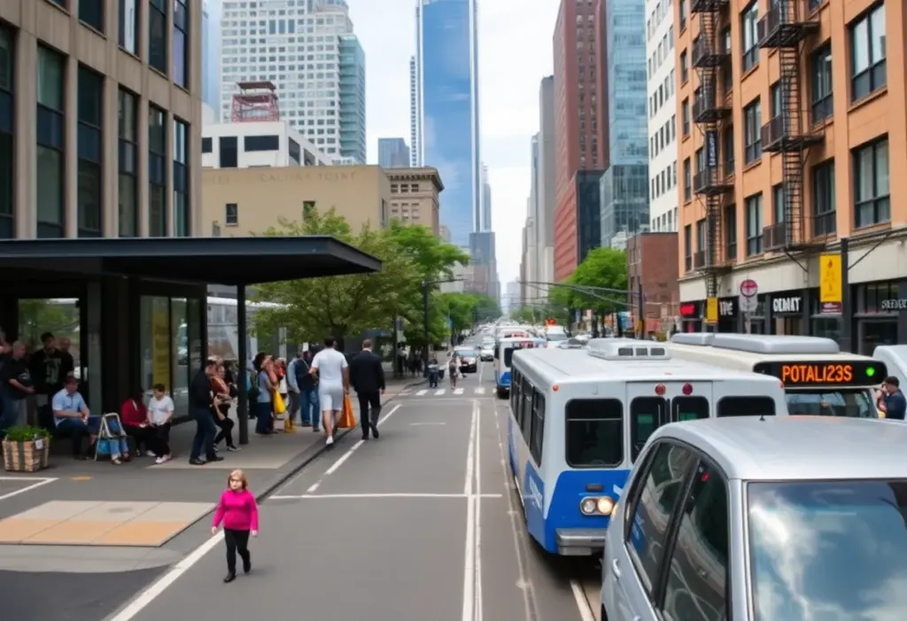 Crowd celebrating in New York City after mayoral election.