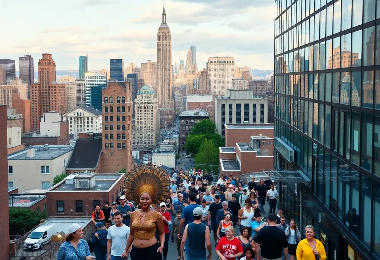 Cityscape of New York City representing diversity and resilience