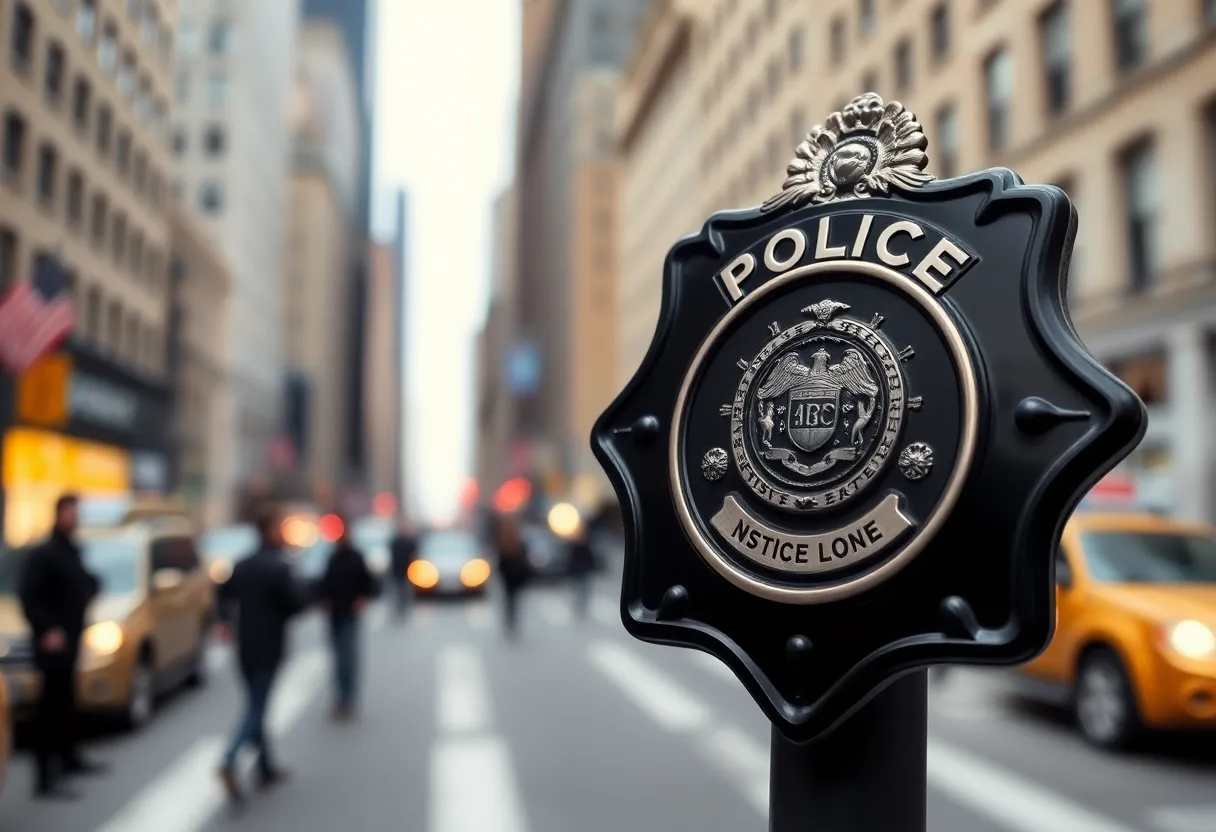 Badge of the New York City Police Department