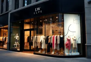 Saujette boutique storefront in downtown Darien