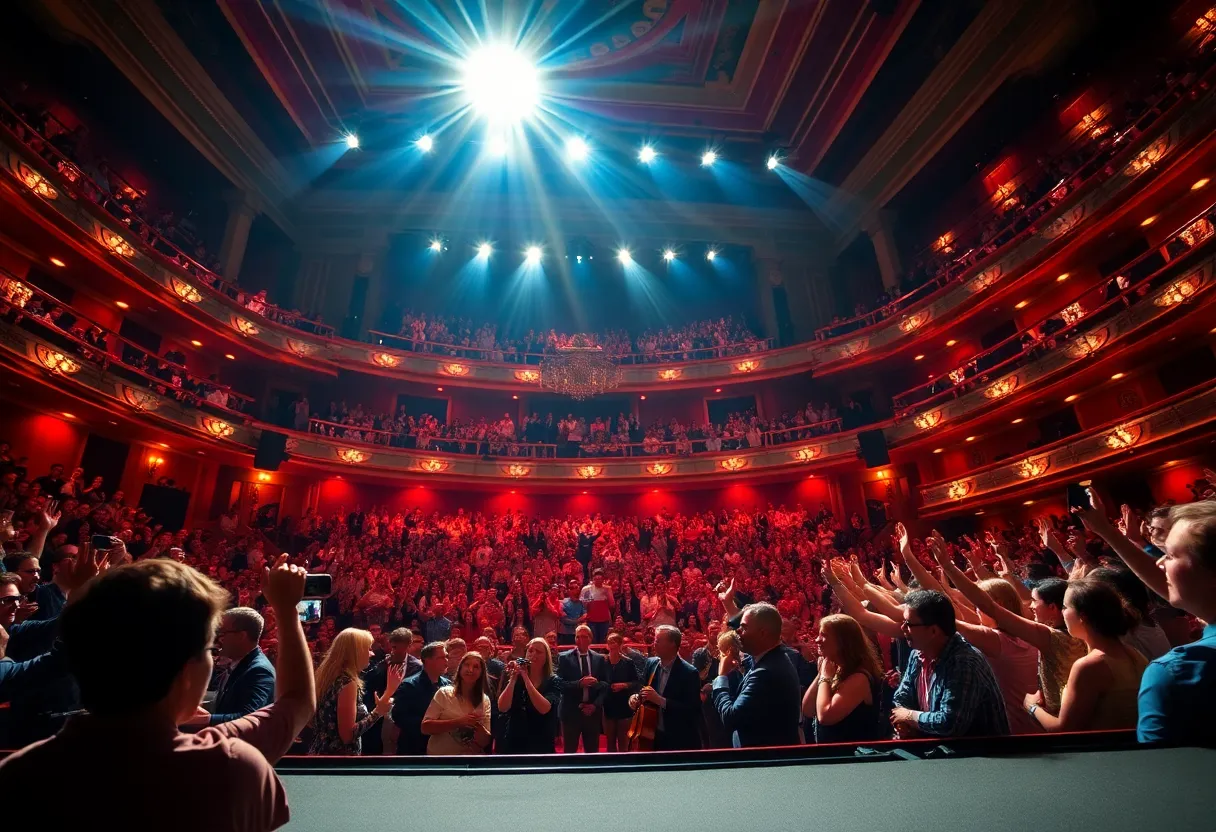 Performance of The Last Ship musical at the Metropolitan Opera House