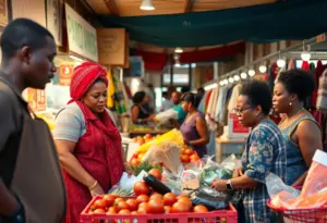 Local market supporting African American-owned businesses in Long Island