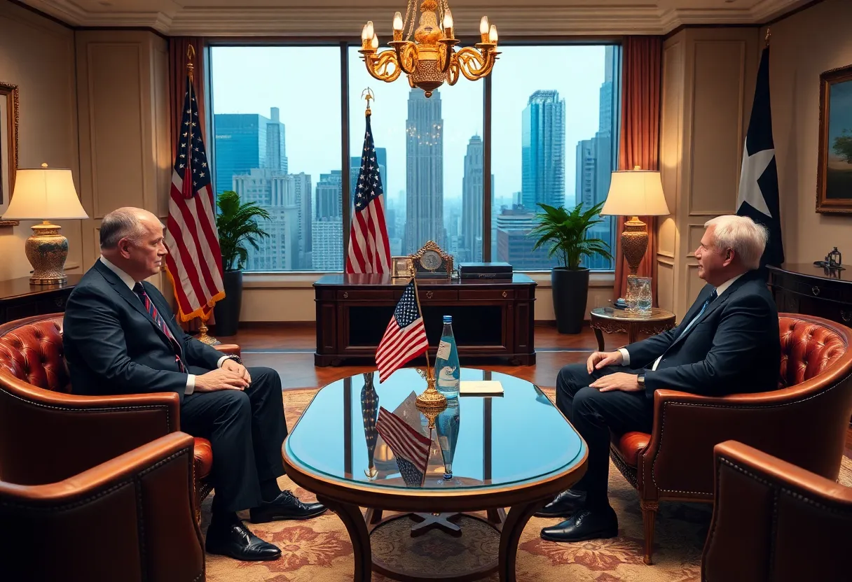 Meeting between President Trump and NYC Mayor-elect