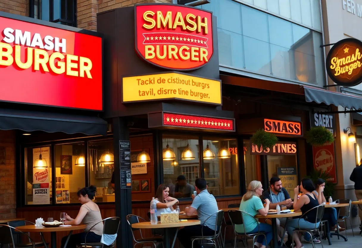 Exterior view of 7th Street Burger's new Stamford location