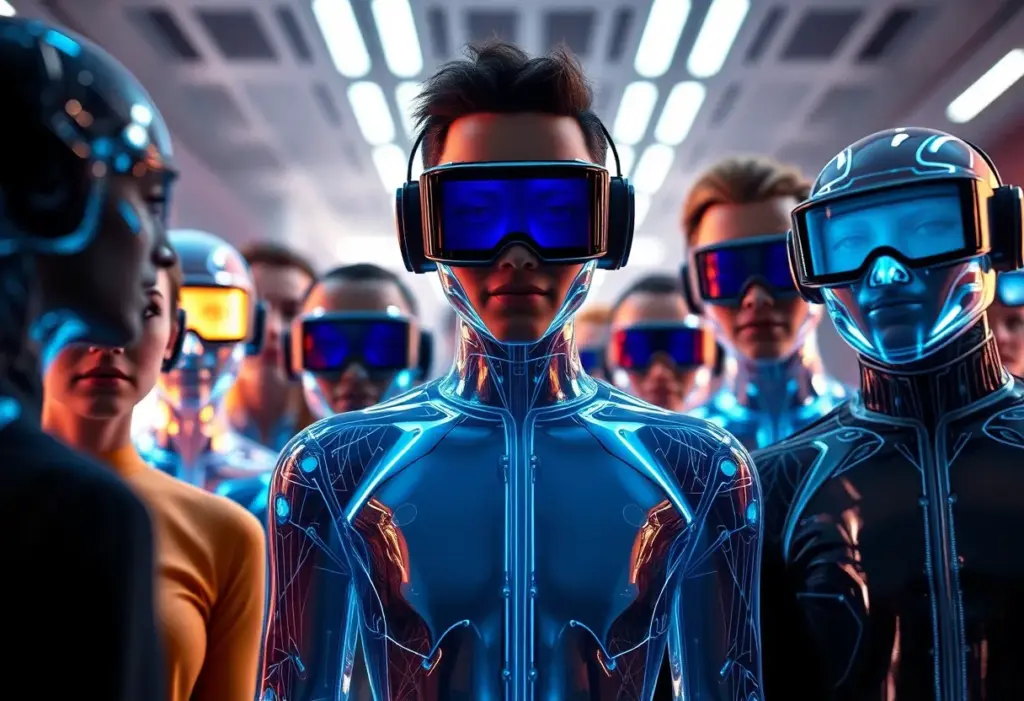 Artists representing AI-generated performers in advertising.