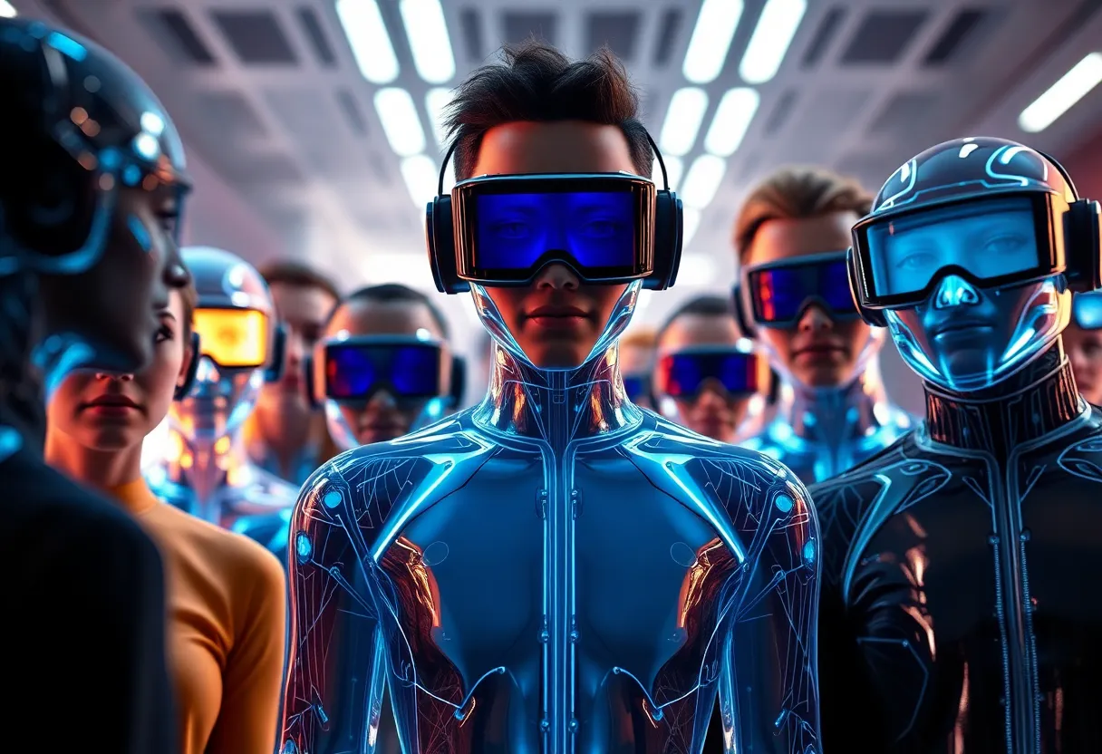 Artists representing AI-generated performers in advertising.