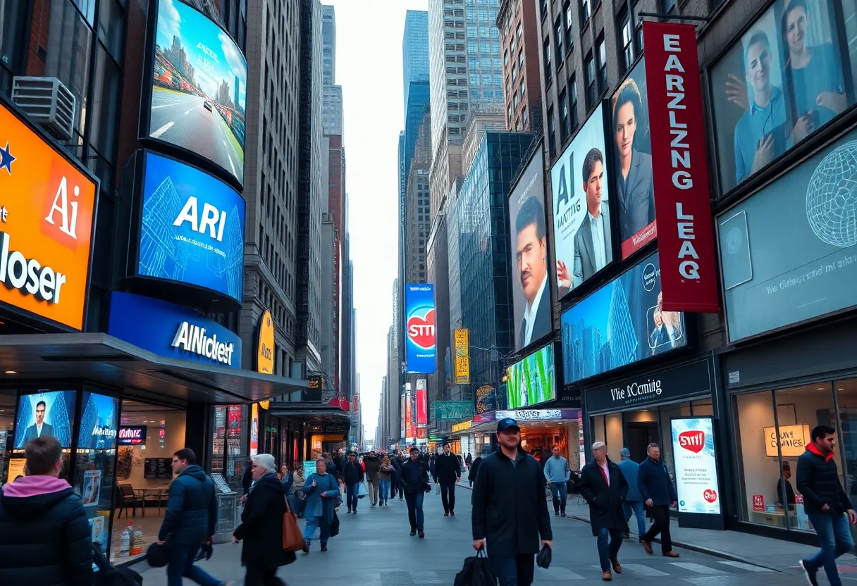 New York City small businesses using AI in marketing