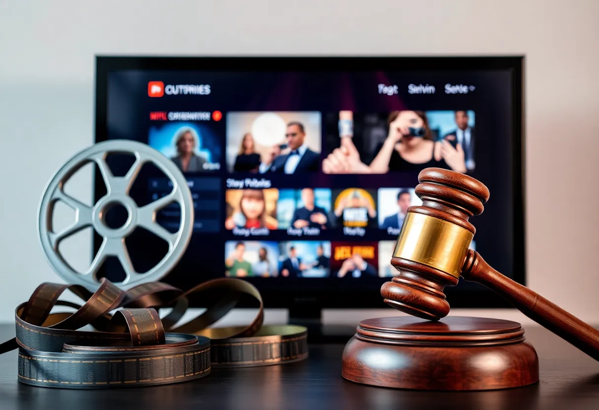 Conceptual representation of antitrust concerns in the streaming industry