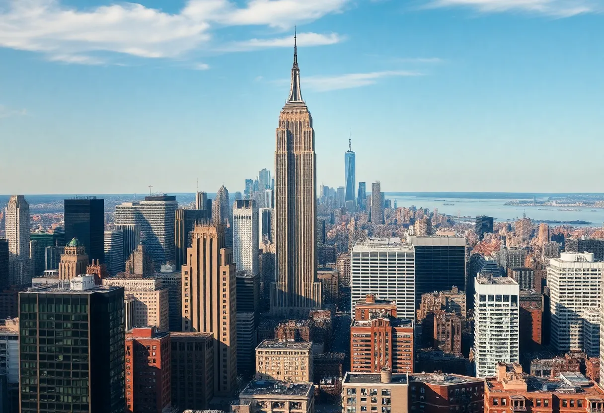 New York City skyline symbolizing real estate investment