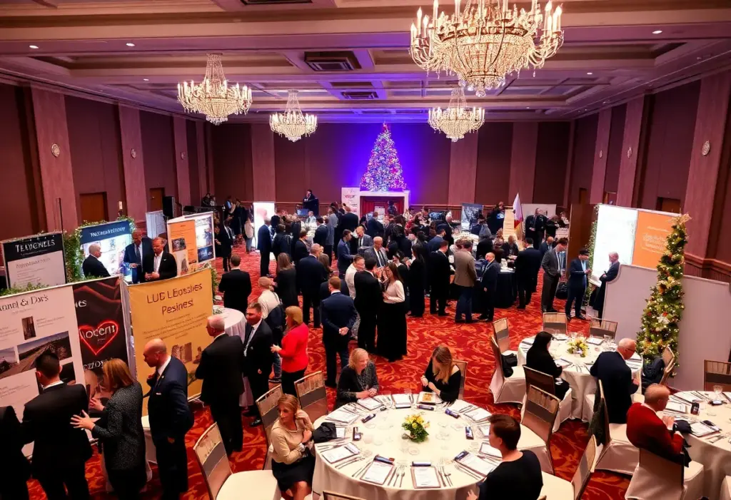 Attendees networking at the Brooklyn Chamber Winter Gala