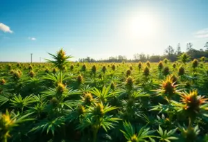 A cannabis field representing growth and innovation in the cannabis industry.