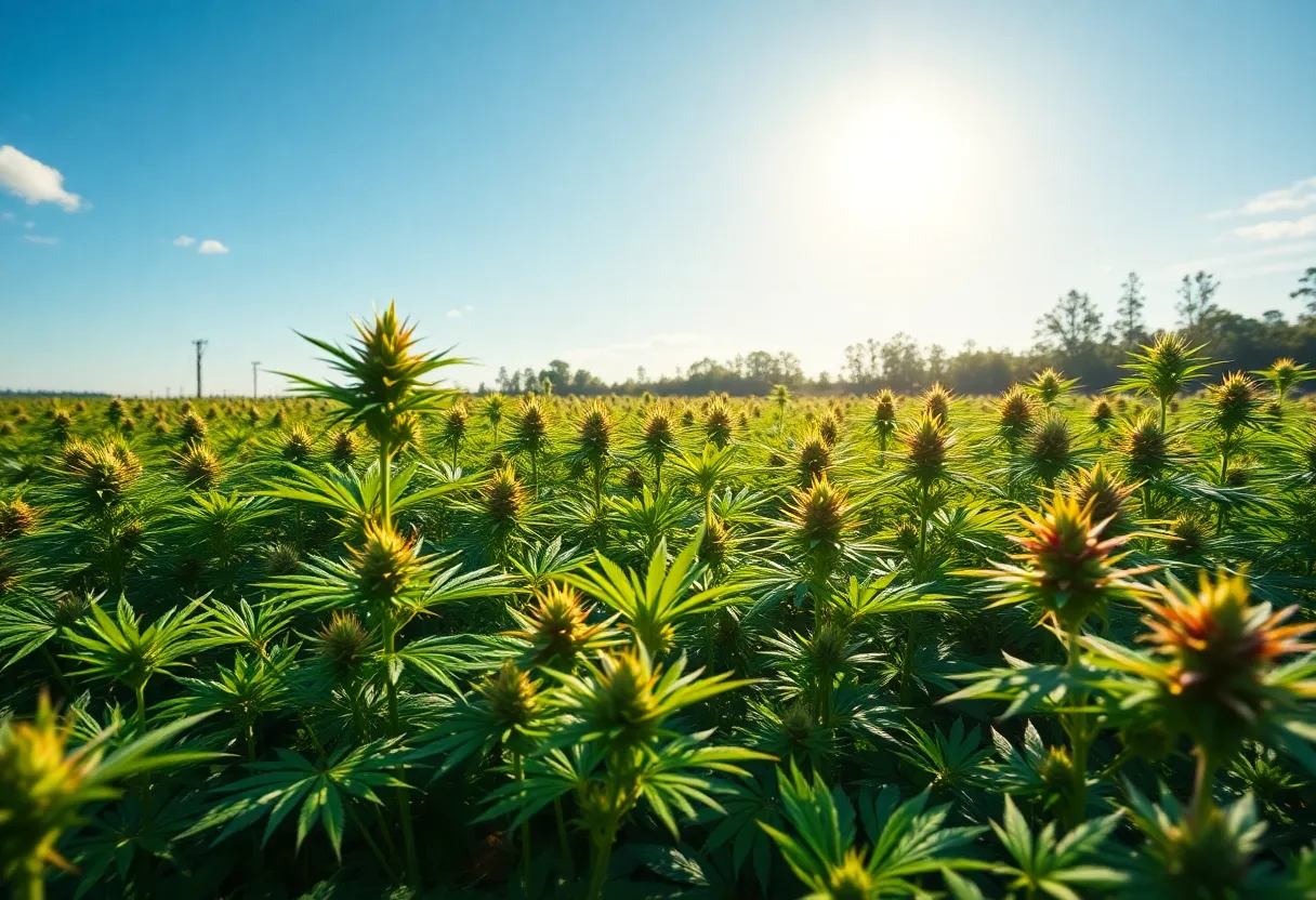 A cannabis field representing growth and innovation in the cannabis industry.