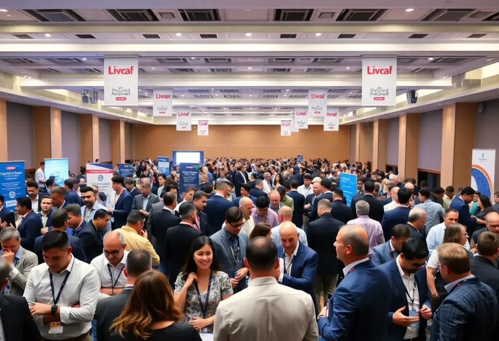 Conference attendees at the DealBook Summit in NYC