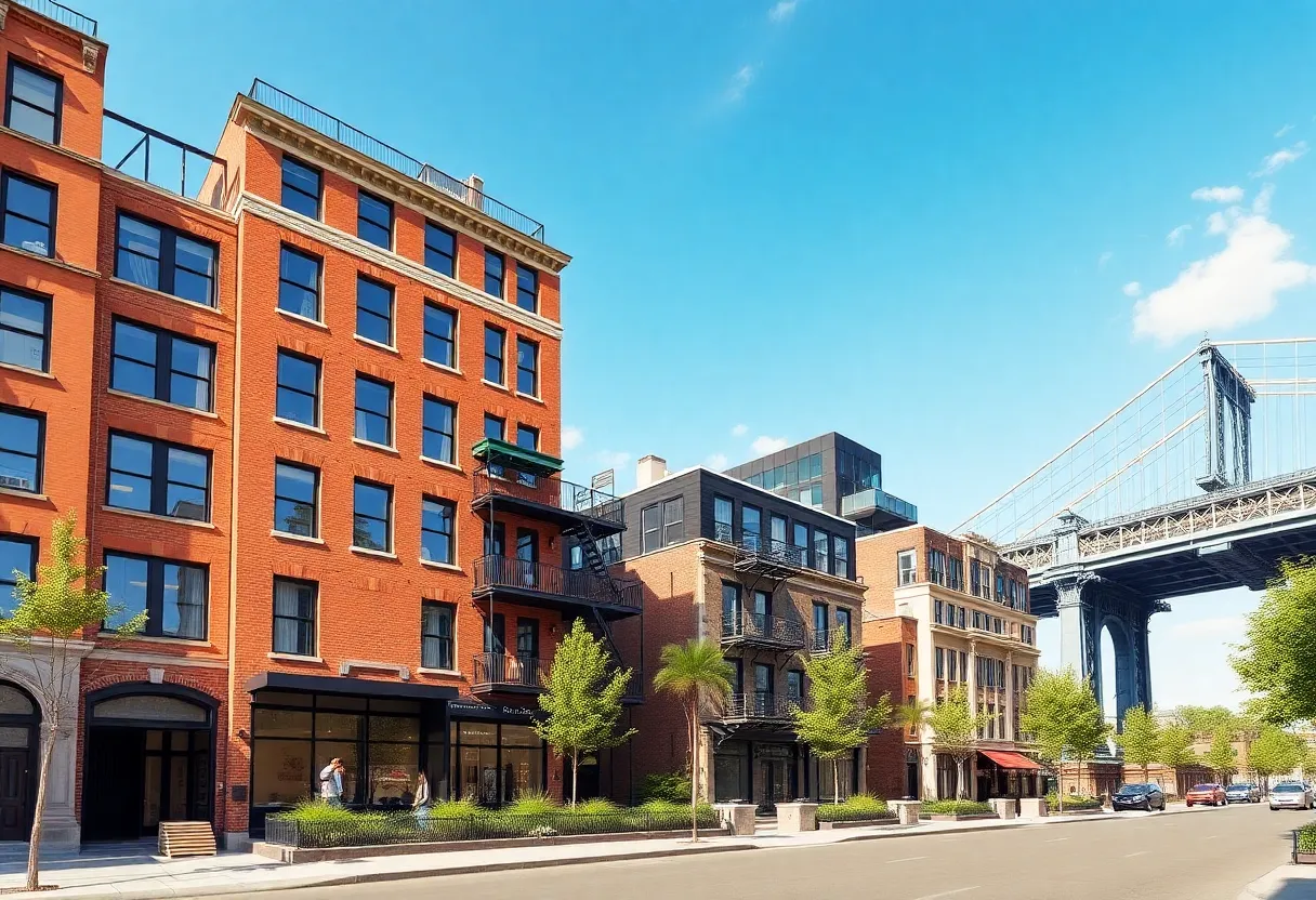 Architectural visualization of Dumbo's residential complex conversion project
