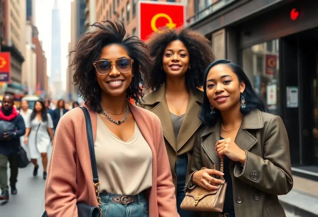 Scene representing creativity and entrepreneurship in New York City