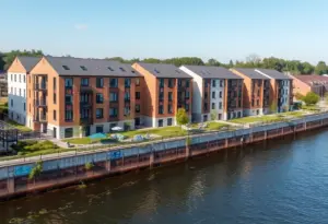 Affordable housing complex in Inwood with community spaces