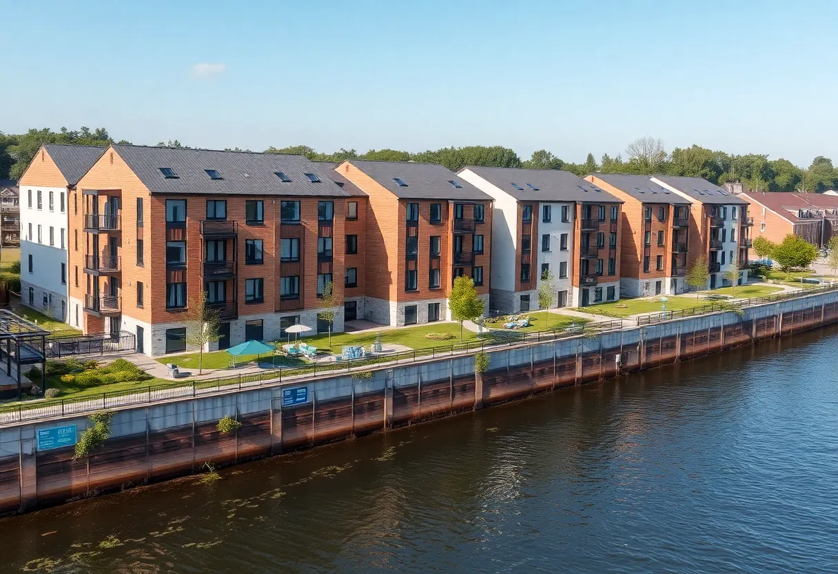 Affordable housing complex in Inwood with community spaces