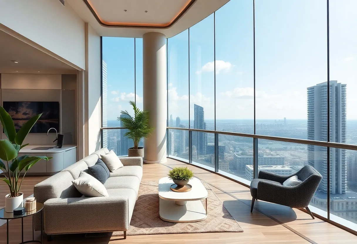 Luxury condo at 800 N. Michigan Avenue, Chicago