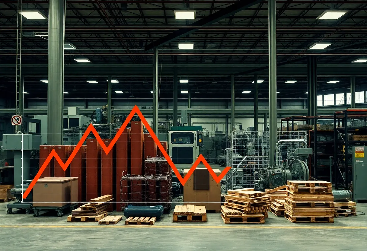 Illustration of the manufacturing decline in New York State