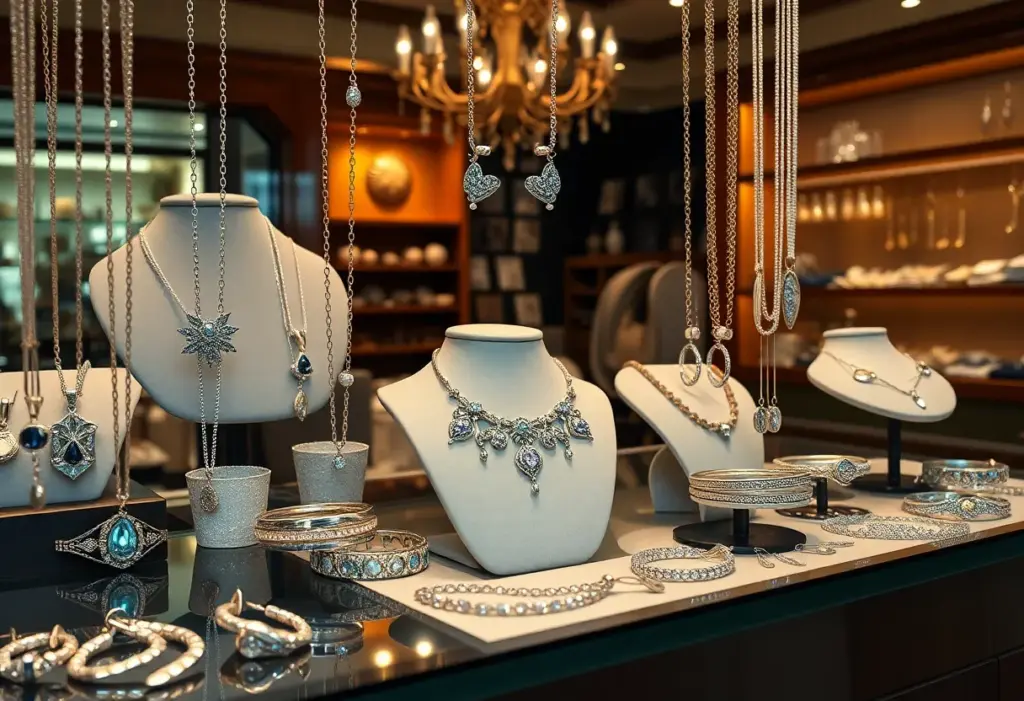 Handcrafted jewelry collection at Rebella Jewelry