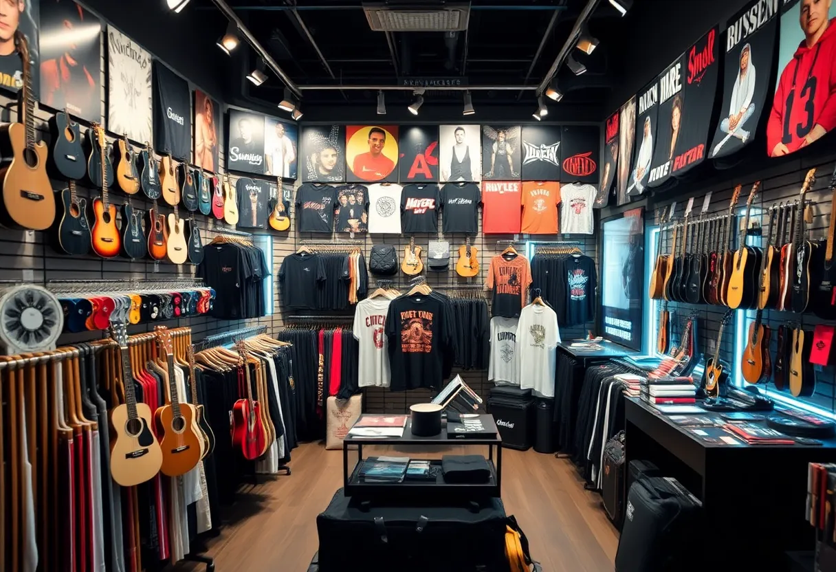 Exterior view of the UMusic Shop in New York City
