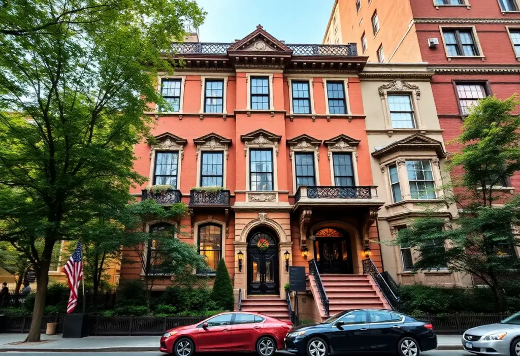 Historic townhouse on Upper East Side, New York City