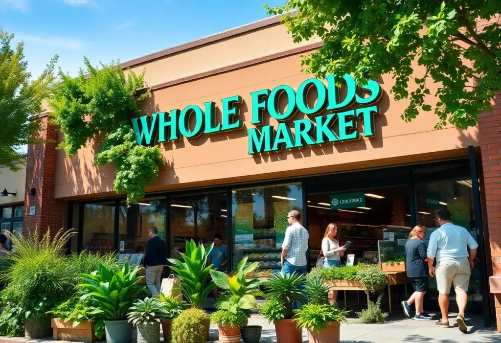 Exterior view of the new Whole Foods Market in Ridgewood, NJ.