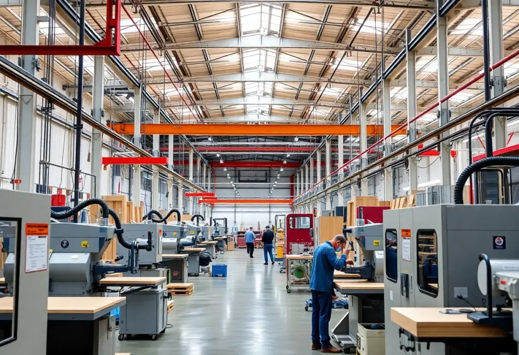 Interior view of Axos Designs' new manufacturing facility in Long Island City.